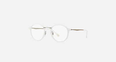 RB7073 OPTICS Eyeglasses with White Frame RB7073 Ray Ban