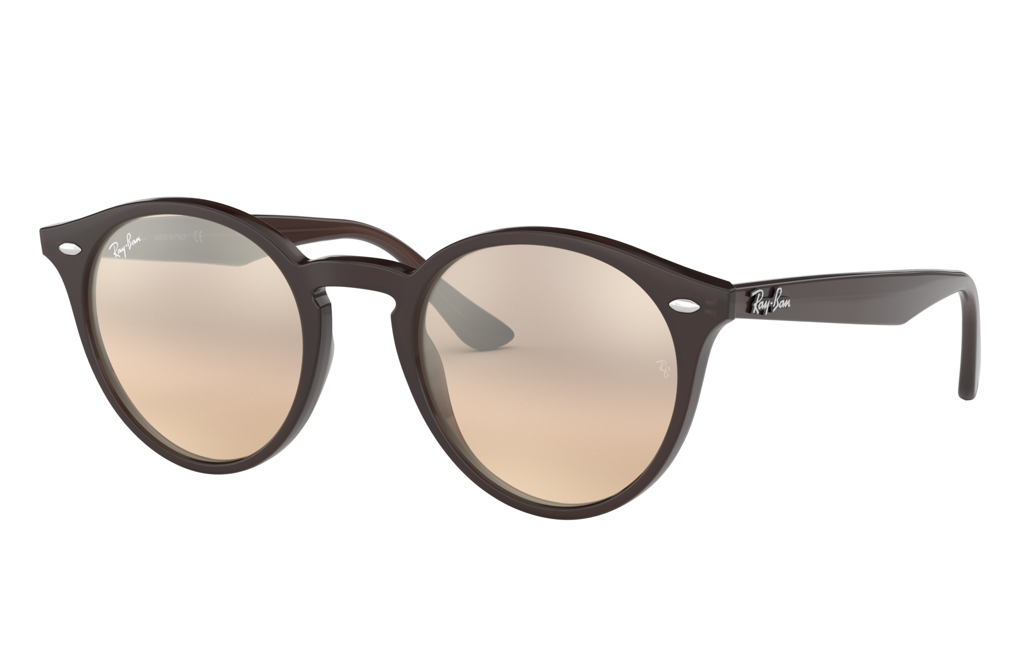 Verplicht Tekstschrijver Klas Rb2180 Sunglasses in Brown and Brown/Silver | Ray-Ban®