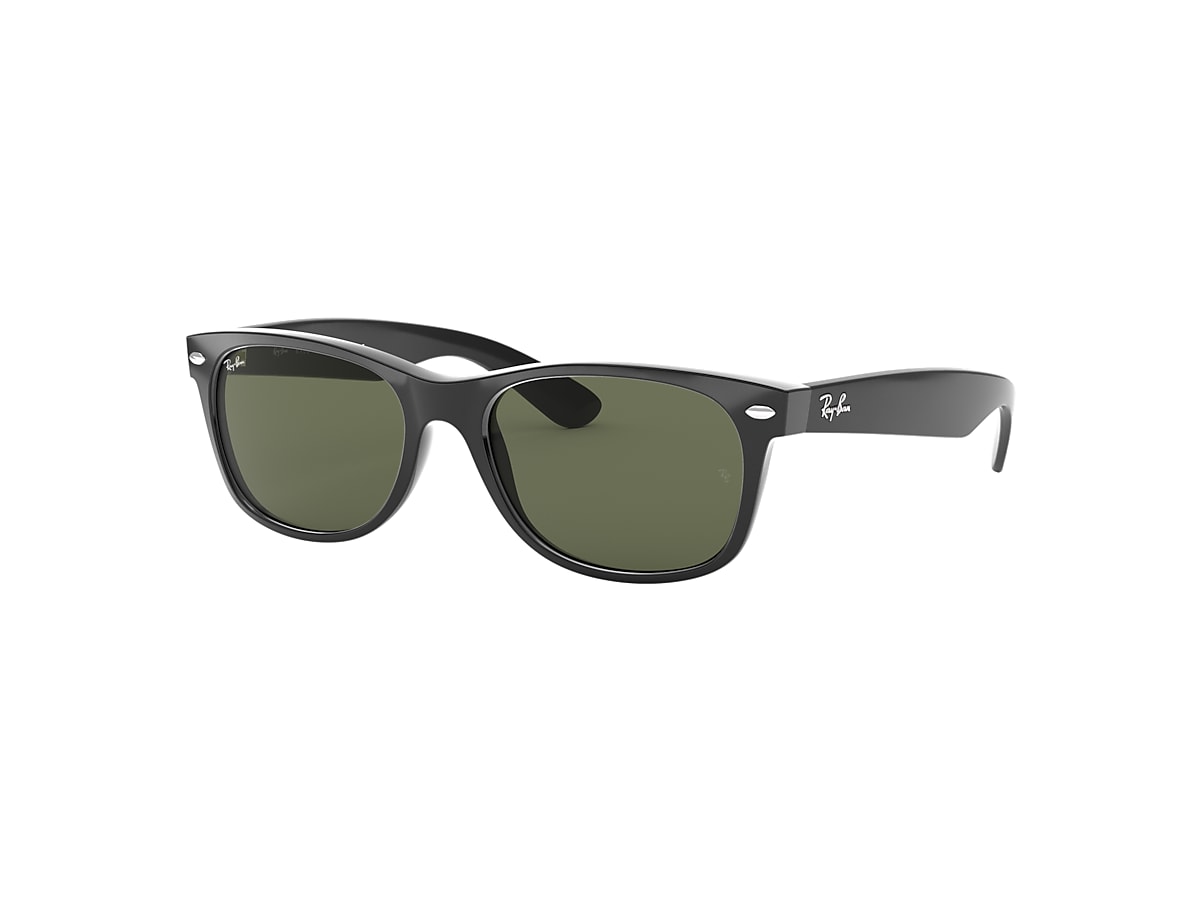 NEW WAYFARER CLASSIC Sunglasses in Black and Green - RB2132F | Ray