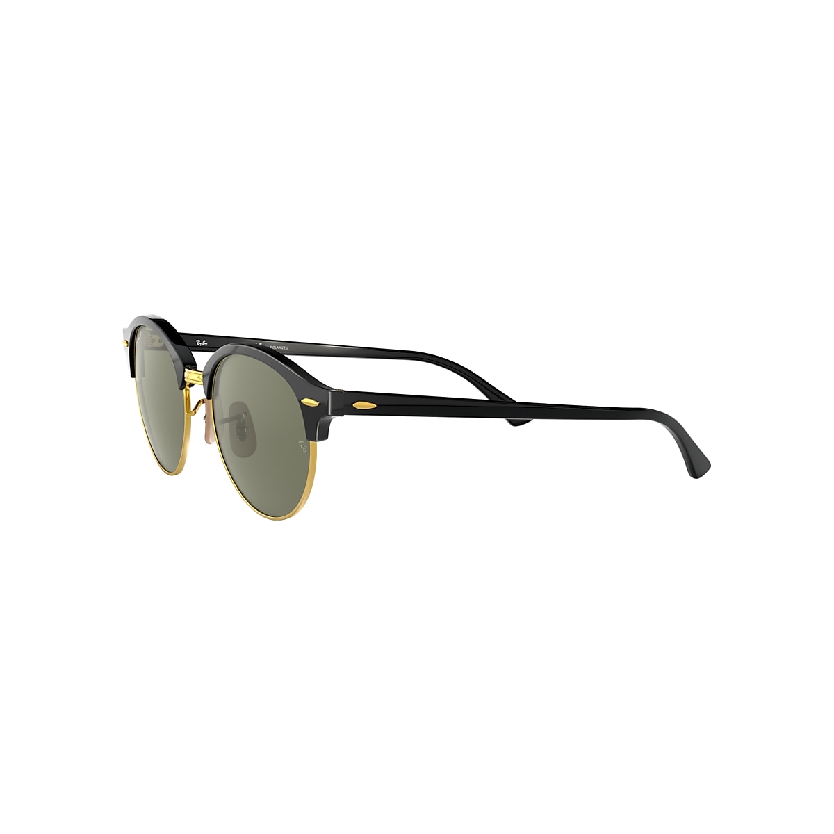 CLUBROUND CLASSIC Sunglasses in Black and Green - Ray-Ban