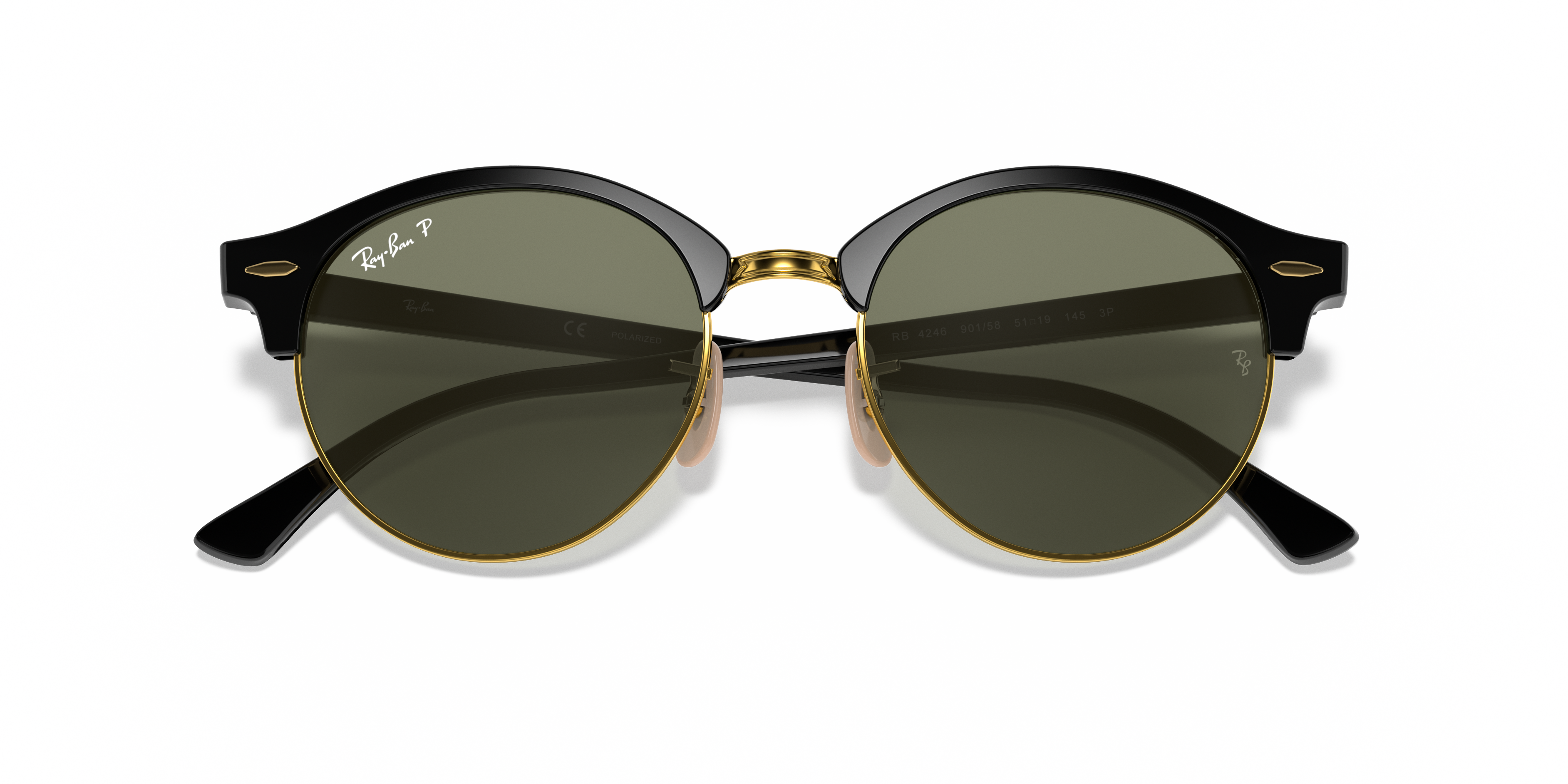 arista crystal green ray ban