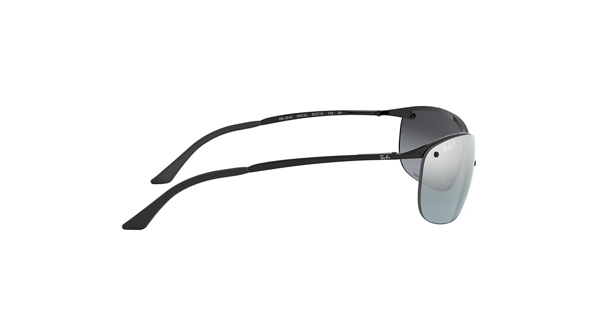 RB3542 CHROMANCE Sunglasses in Black and Grey - RB3542 | Ray-Ban® US