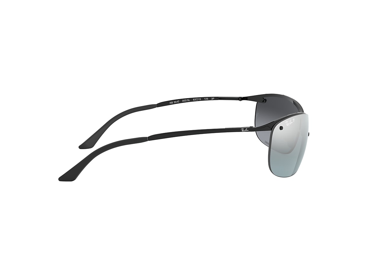 RB3542 CHROMANCE Sunglasses in Black and Grey - RB3542 | Ray-Ban® GB