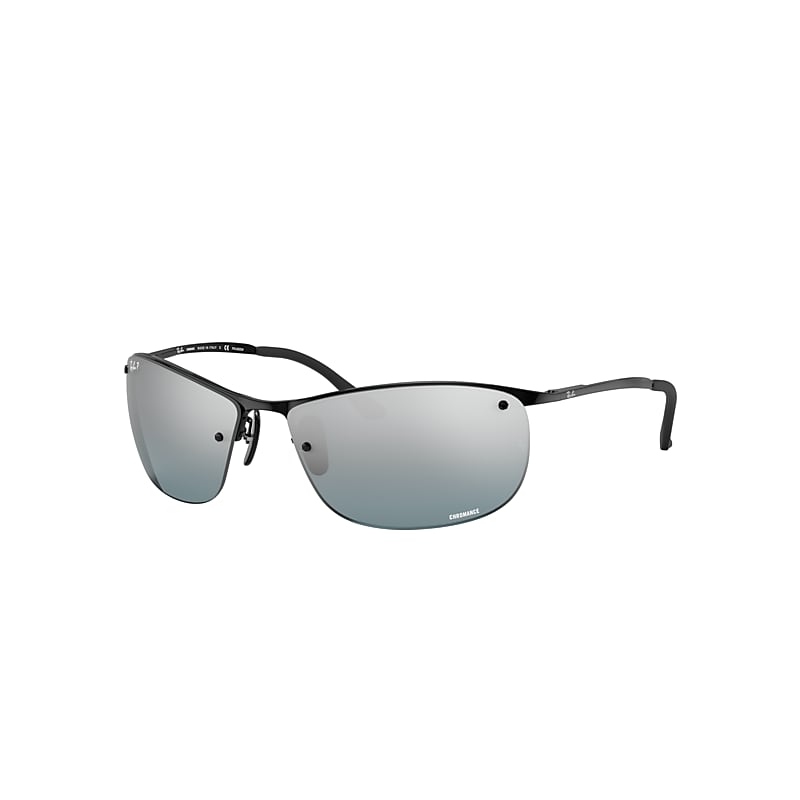 Ray-Ban Rb3542 Chromance Sunglasses Black Frame Grey Lenses Polarized 63-15
