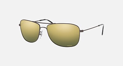 Ray-Ban RB3543 Chromance 偏光サングラス ドライブ RB3543 POLARIZED+ LENSES Polarized Sunglasses in Gunmetal and