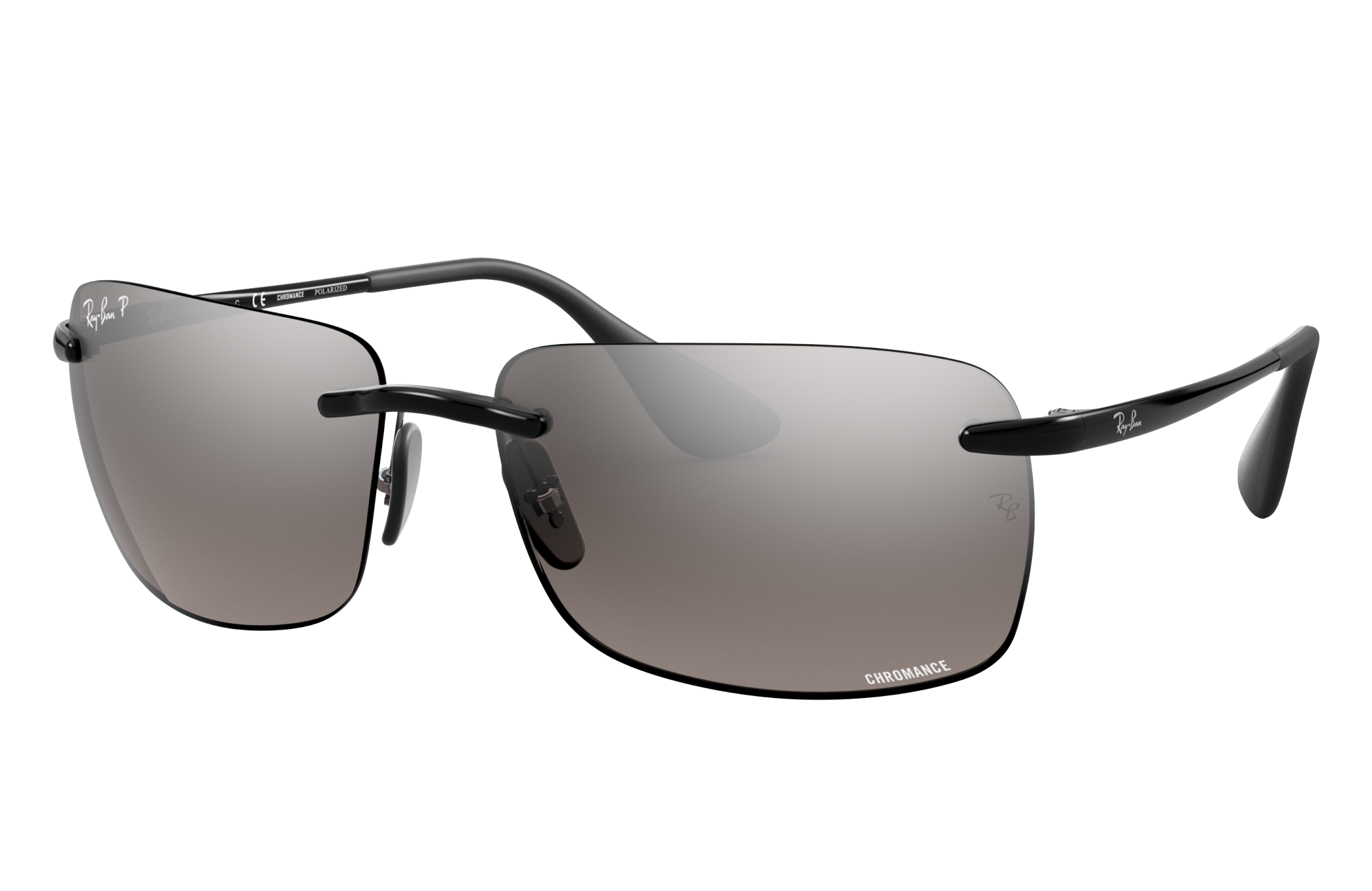Rb4255 Chromance Sunglasses in Black and Silver | Ray-Ban®