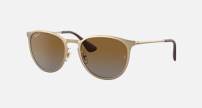 ERIKA METAL Sunglasses in Black and Light Grey Gradient Dark