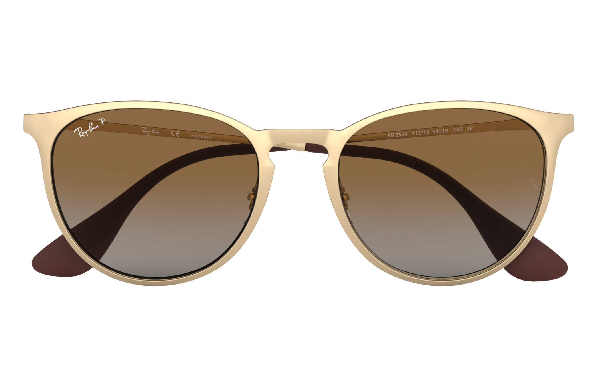ray ban gold frame sunglasses