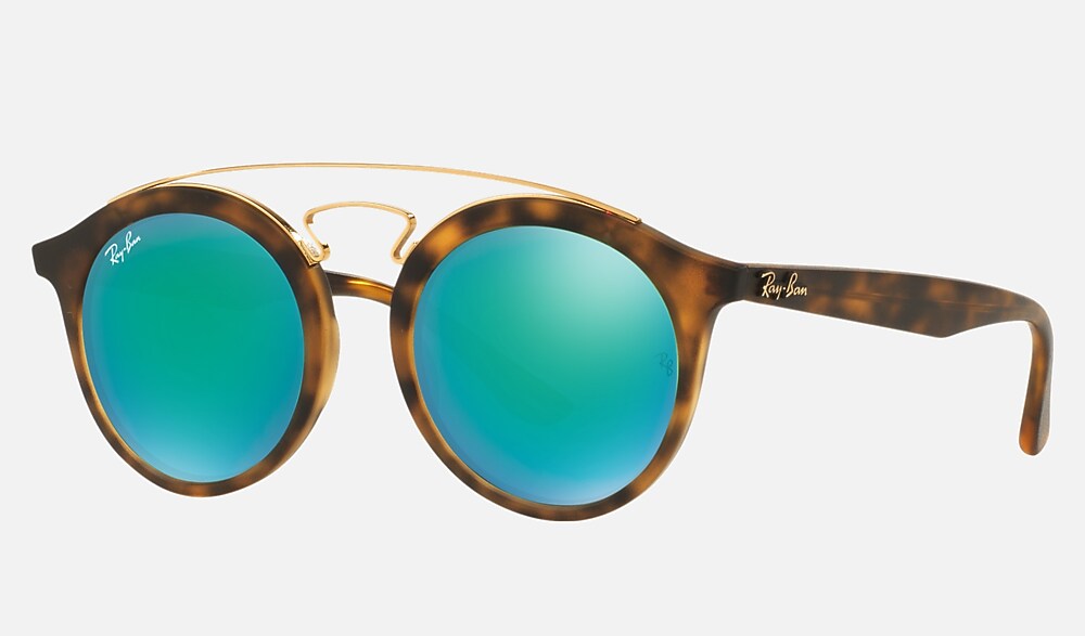 RB4256F Sunglasses in Havana and Green Mirror - RB4256F | Ray-Ban®