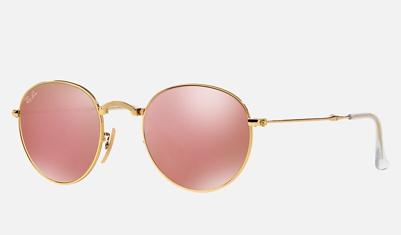 ROUND METAL FOLDING Sunglasses in Gold and Copper - RB3532 | Ray-Ban®