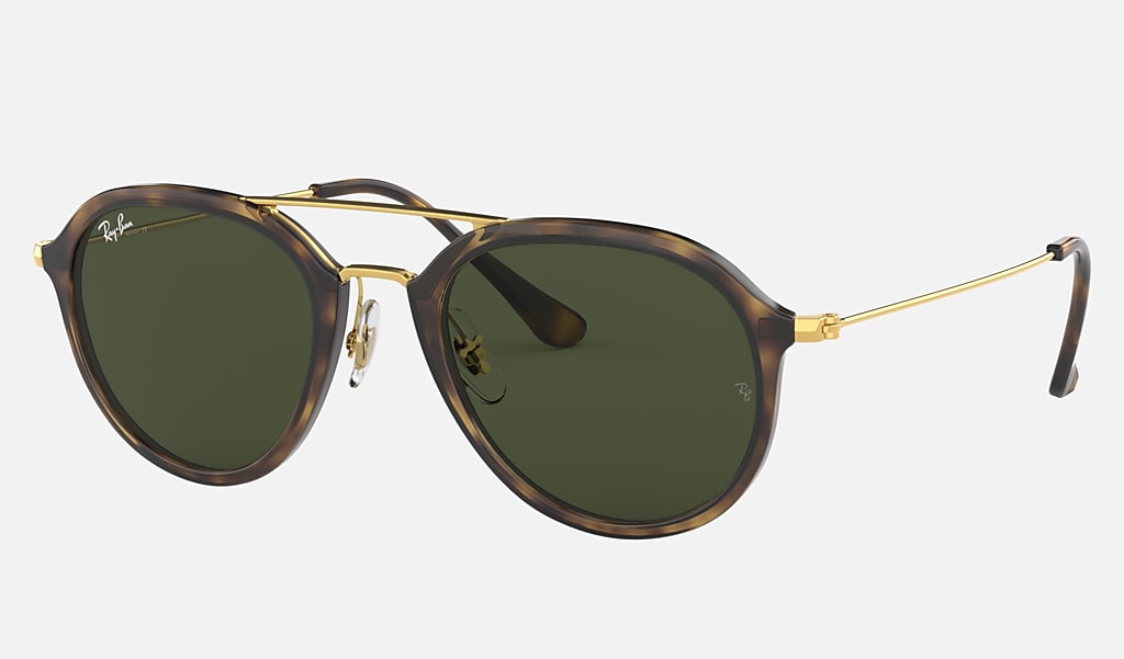 Rb4253 Sunglasses in Light Havana and Green | Ray-Ban®