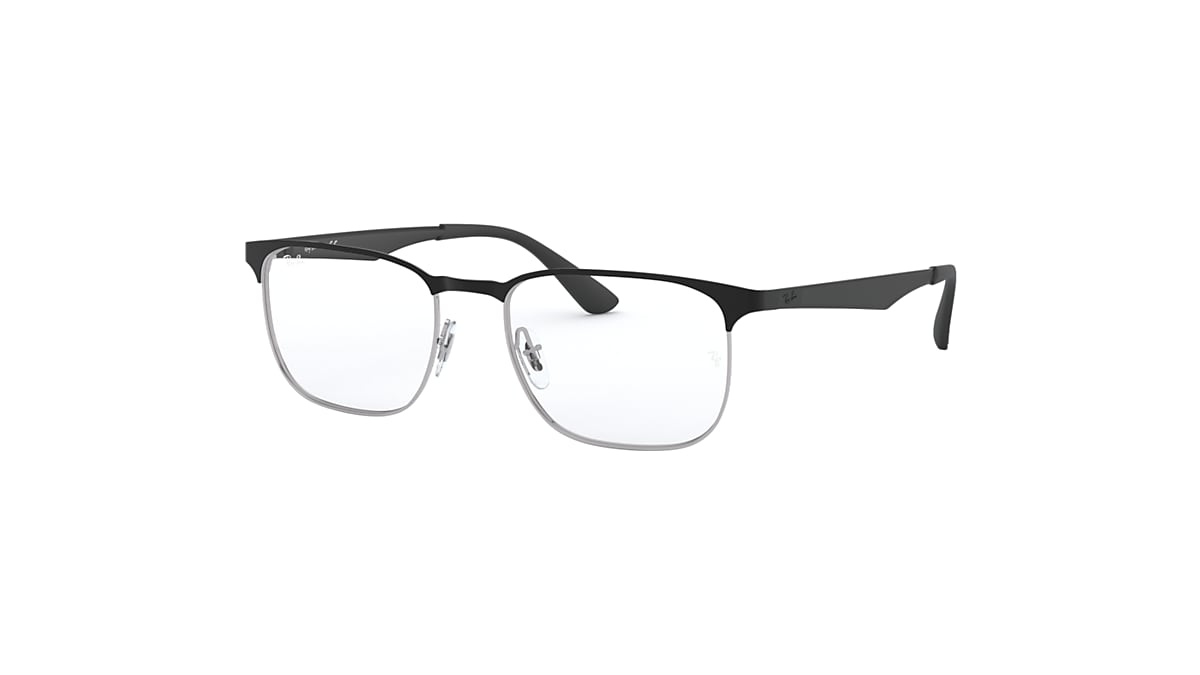 RB6363 OPTICS Eyeglasses with Black On Silver Frame - RB6363 | Ray 