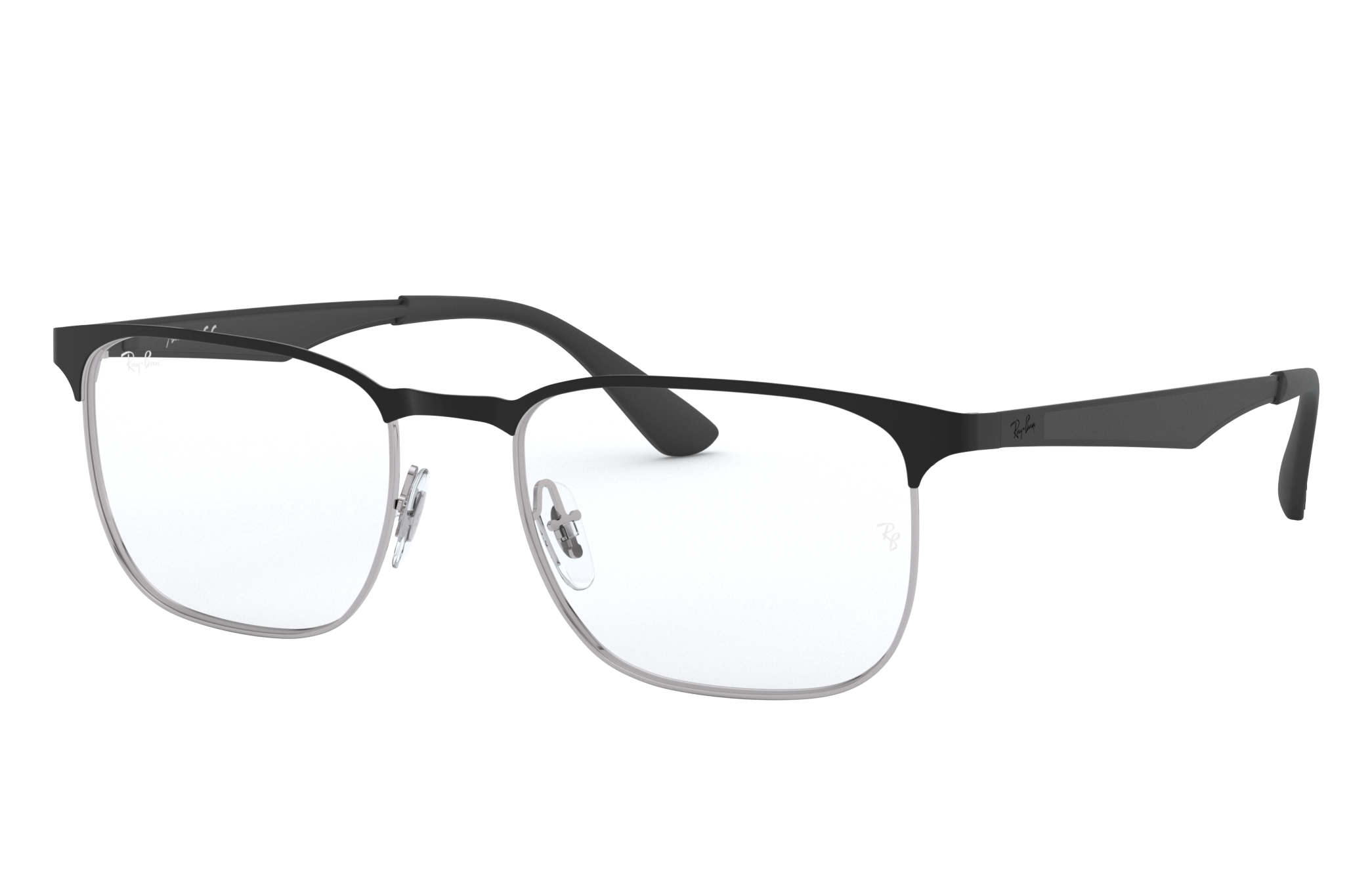 Rb6363 Optics Eyeglasses with Black On Silver Frame | Ray-Ban®