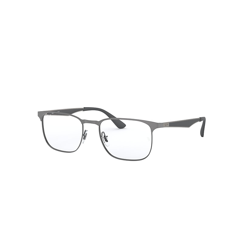 Ray-Ban Rb6363 Eyeglasses Gunmetal Frame Clear Lenses 54-18