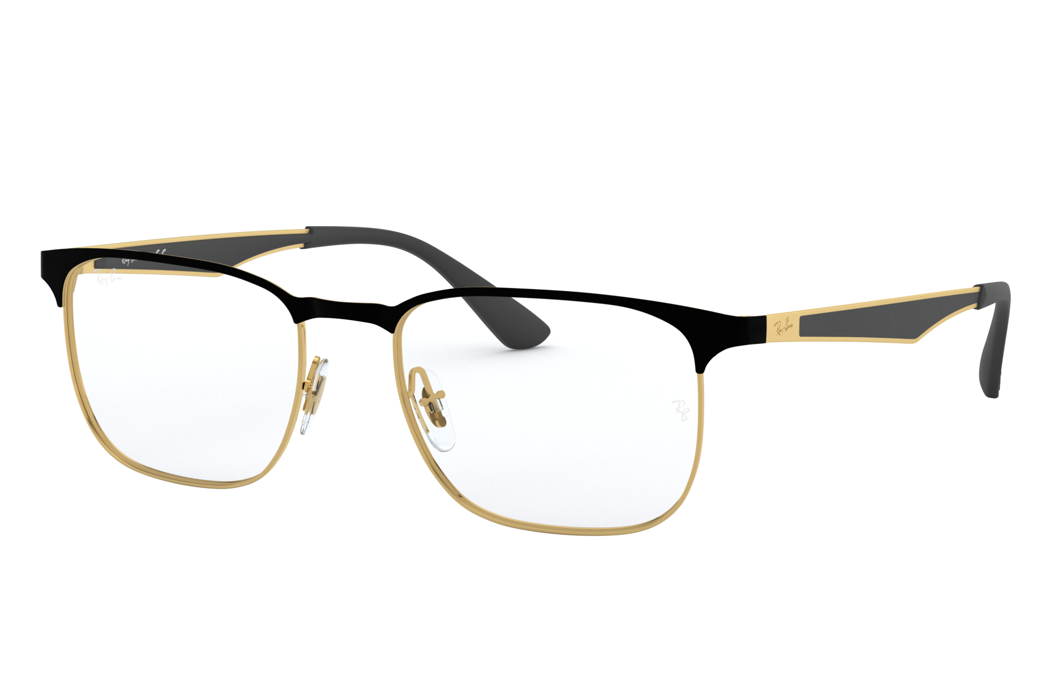 Rb6363 Optics Eyeglasses with Black On Gold Frame | Ray-Ban®