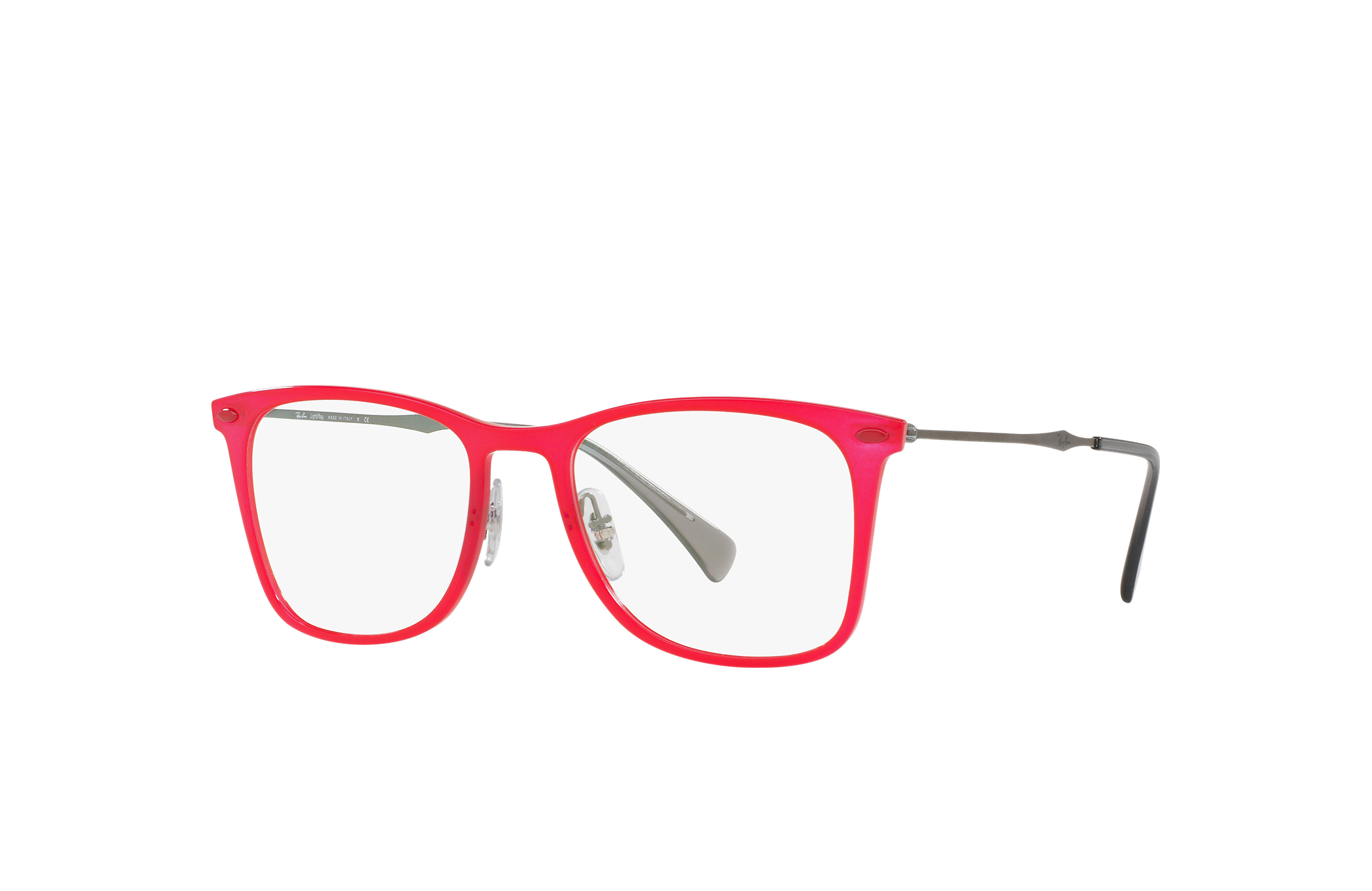 ray ban eyeglasses red