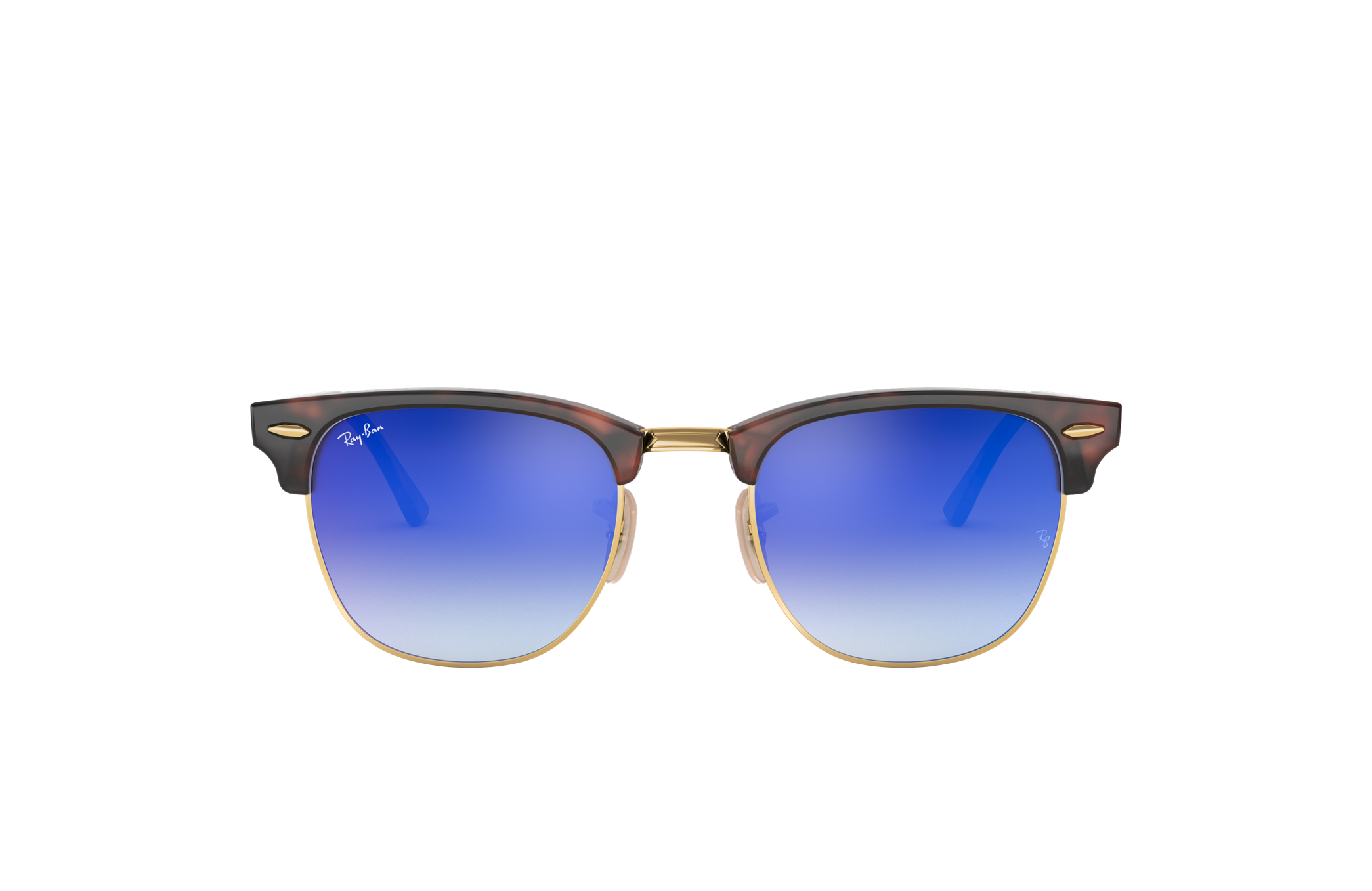 ray ban clubmaster blue gradient