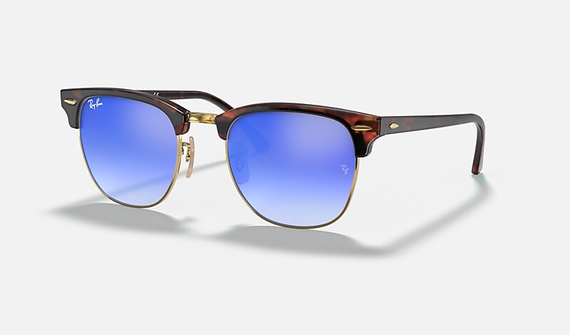 Ray ban clubmaster flash lenses gradient on sale