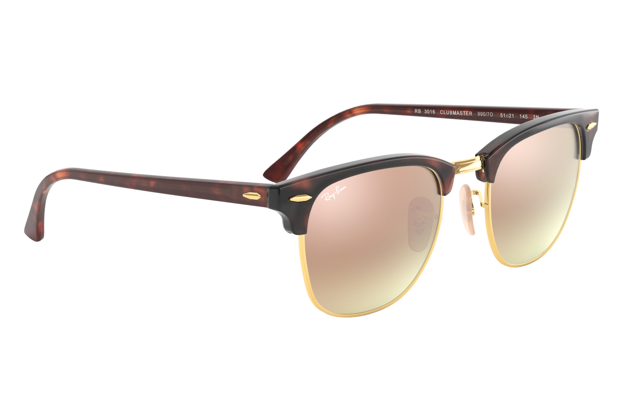 ray ban clubmaster copper flash