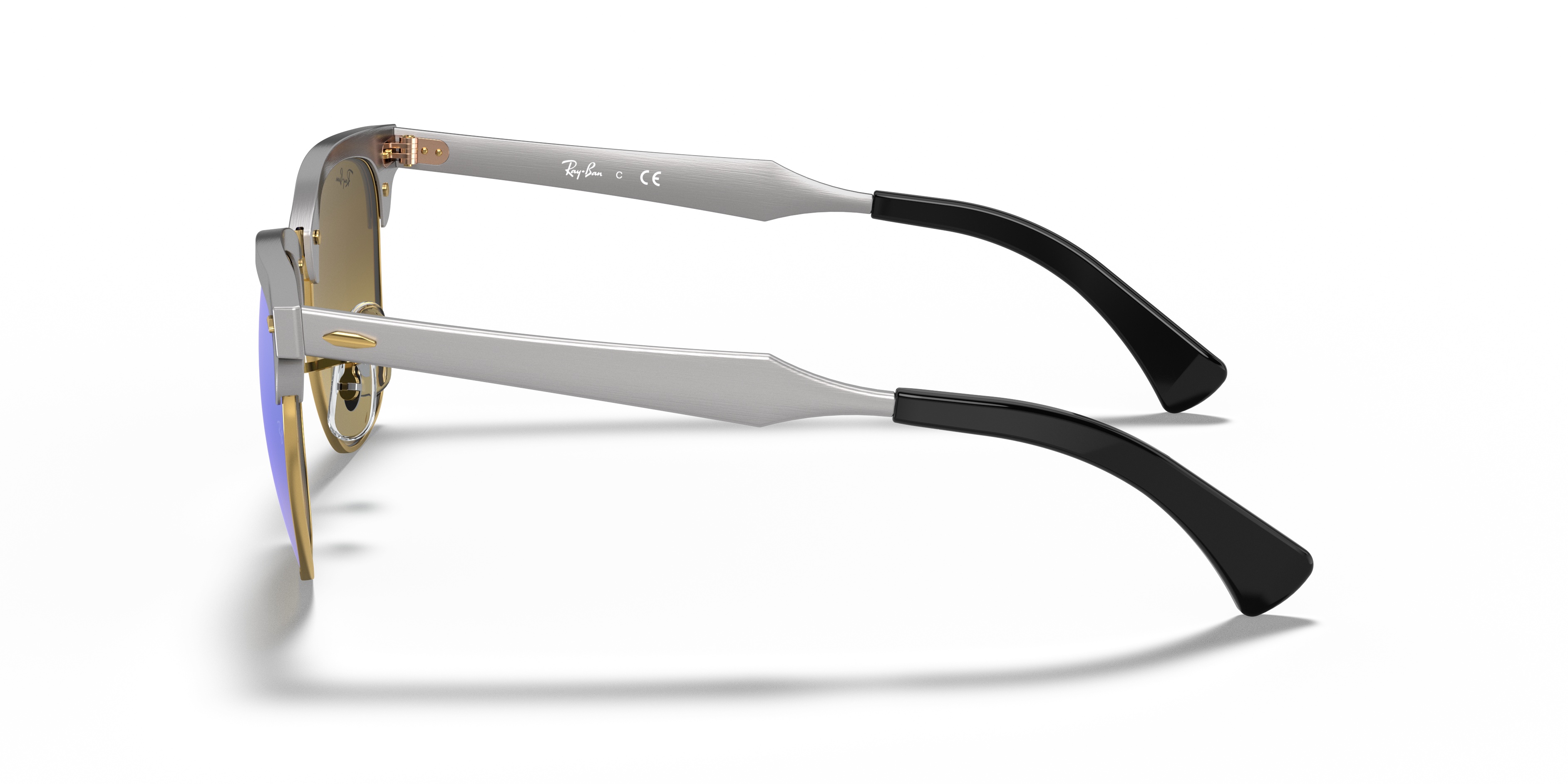 clubmaster aluminum flash lenses gradient