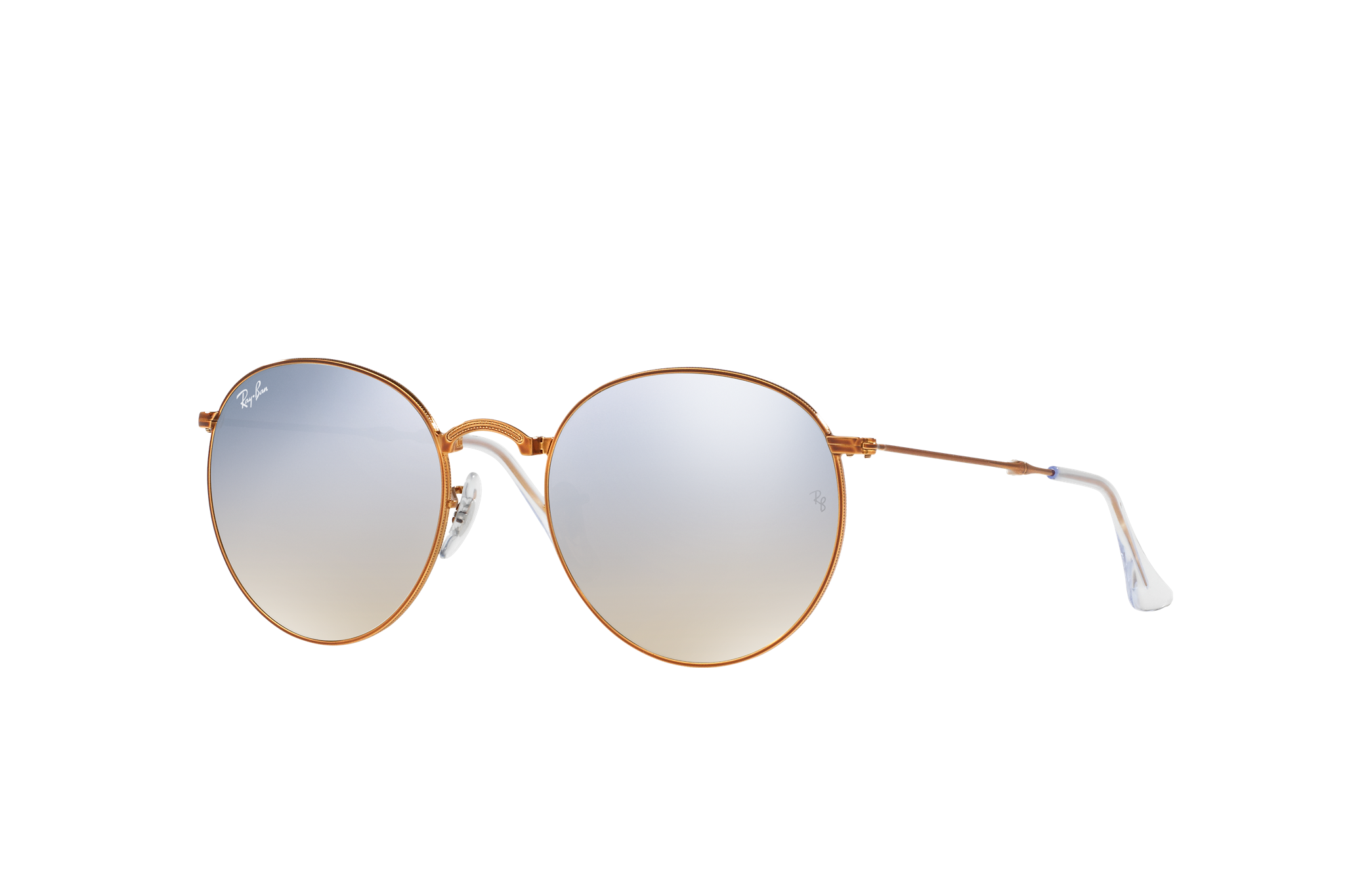 ray ban white round sunglasses