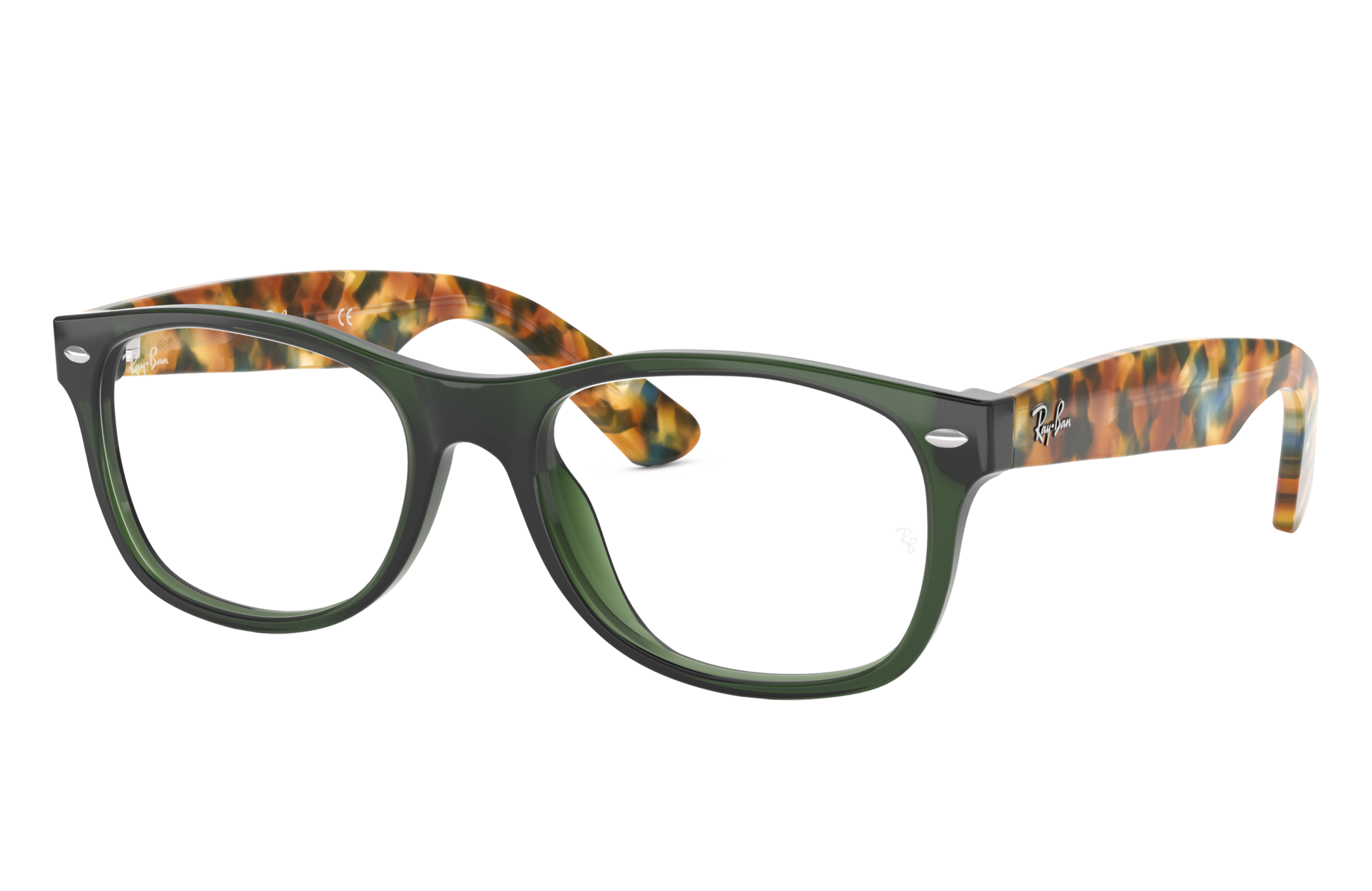 ray ban havana green eyeglasses