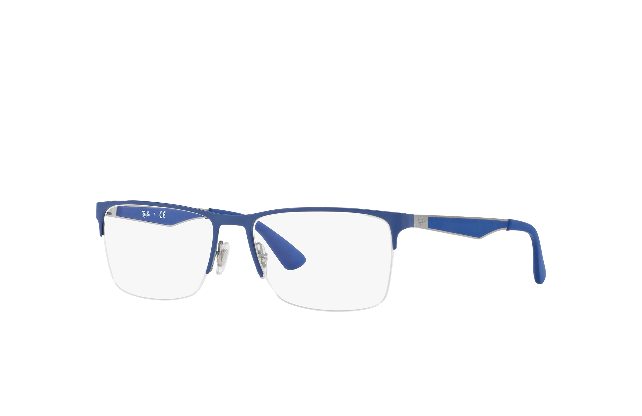 blue frame raybans