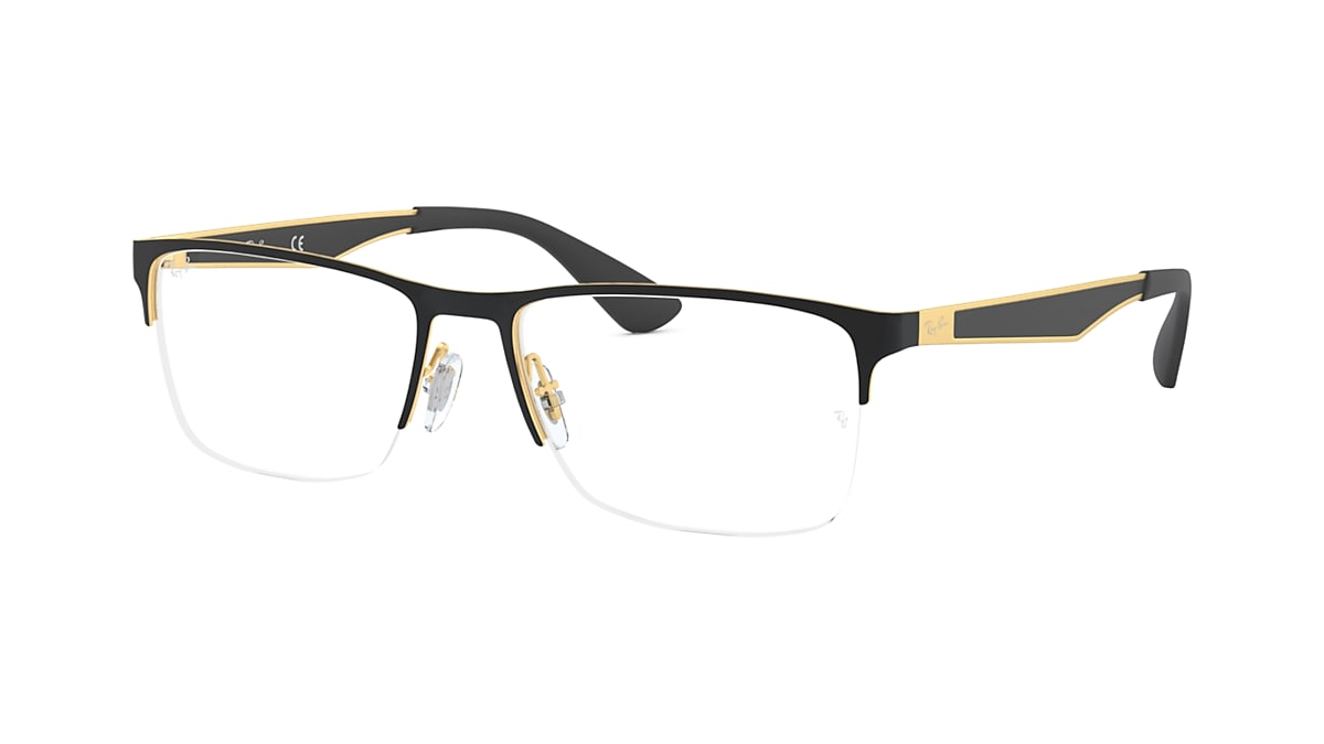 RB6335 OPTICS Eyeglasses with Black On Gold Frame RB6335 Ray Ban US