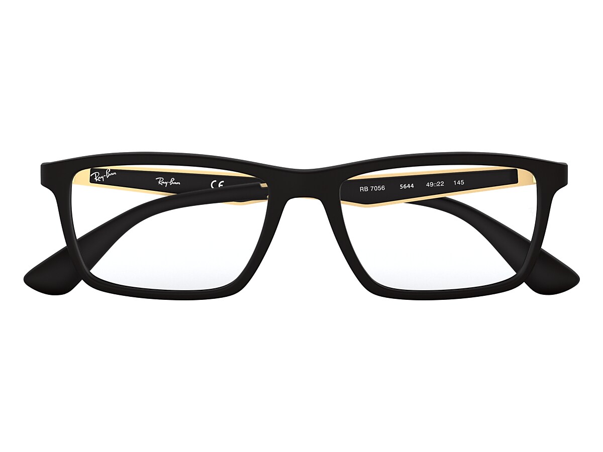 Rb7056 Optics Eyeglasses with Black Frame | Ray-Ban®