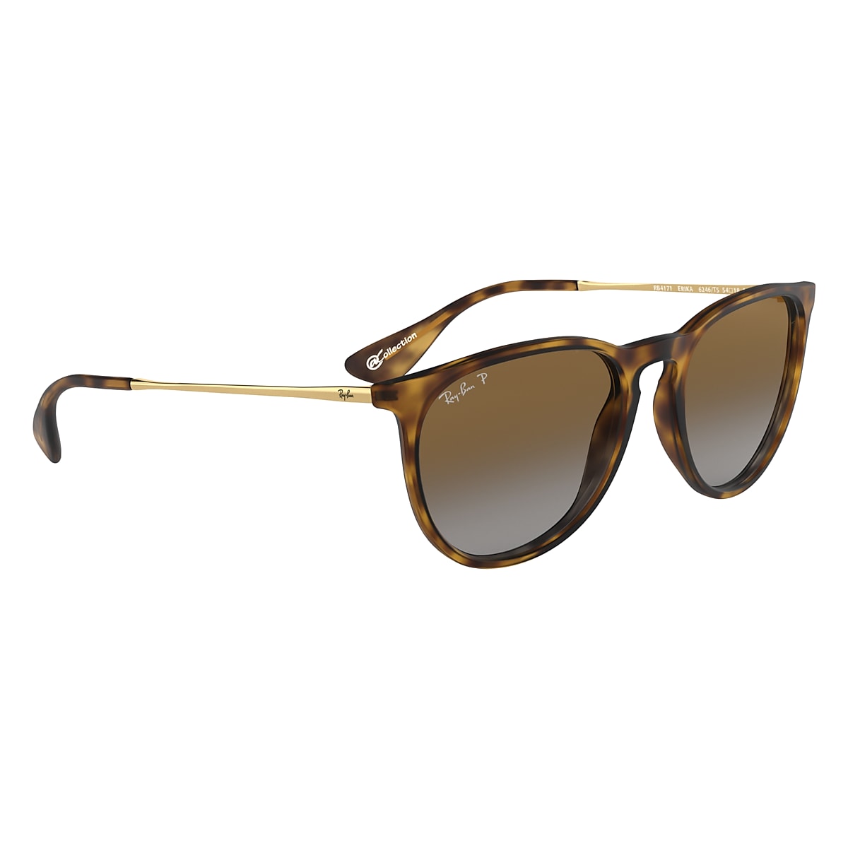 ERIKA @COLLECTION Sunglasses in Havana and Brown - RB4171 | Ray