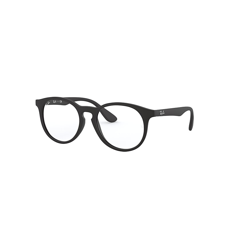 Ray-Ban Junior Rb1554 Optics Kids Eyeglasses Black Frame Clear Lenses Polarized 48-16