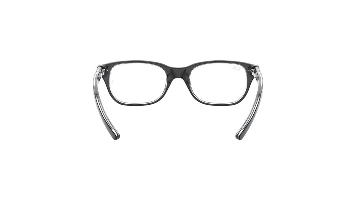 RB1555 OPTICS KIDS Eyeglasses with Black On Transparent