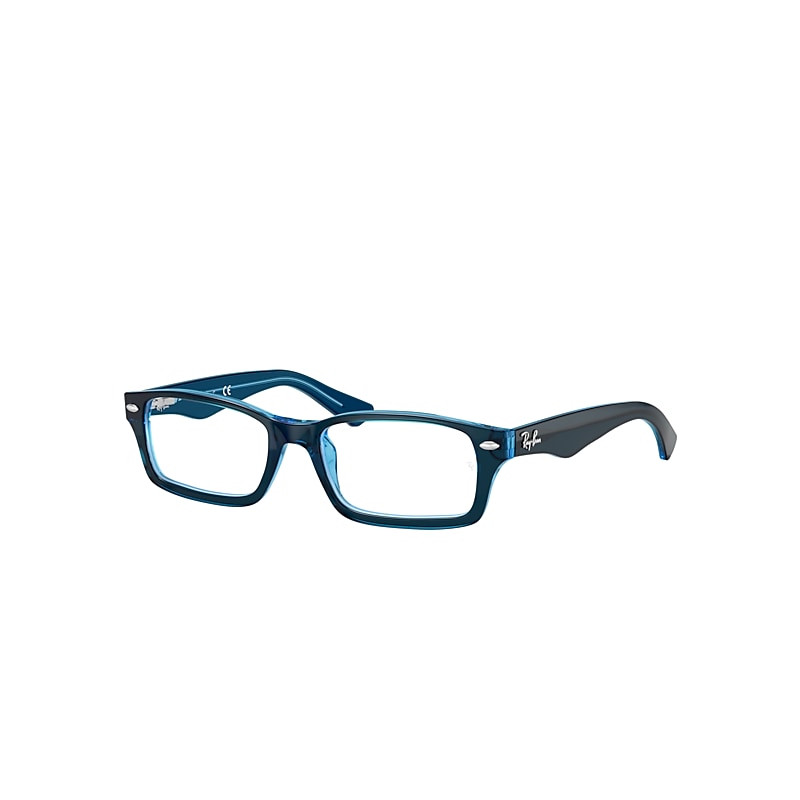 Ray-Ban Junior Rb1530 Optics Kids Eyeglasses Blue Frame Clear Lenses Polarized 48-16