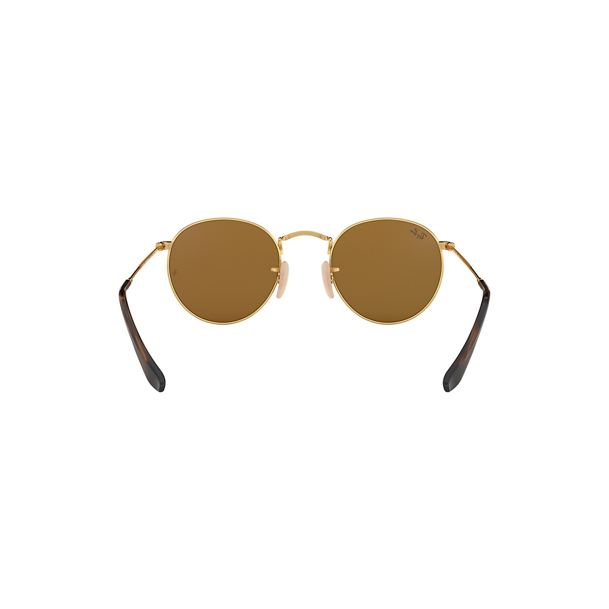 ROUND FLAT LENSES Sunglasses in Gold and Bronze - RB3447N | Ray 