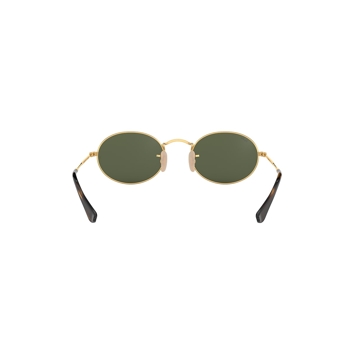 OVAL FLAT LENSES Sunglasses in Gold and Green - RB3547N | Ray-Ban® US