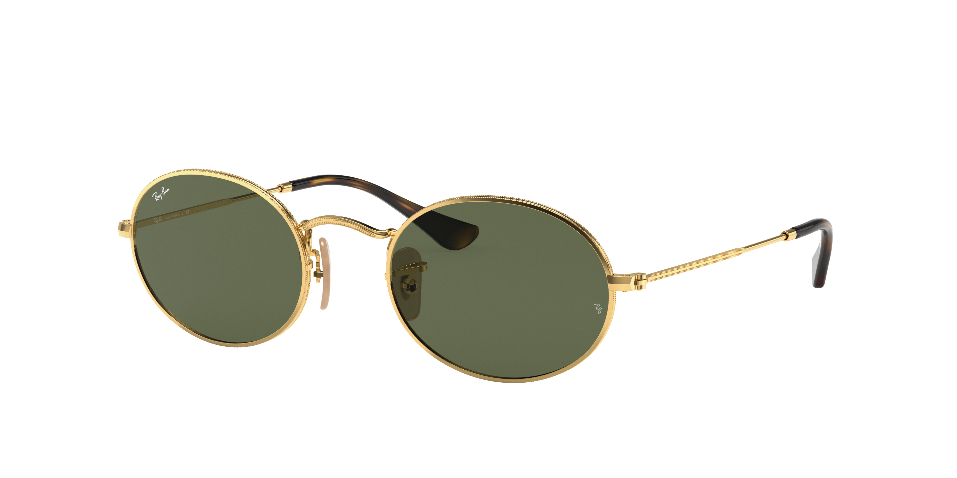 ray bans oval glasses