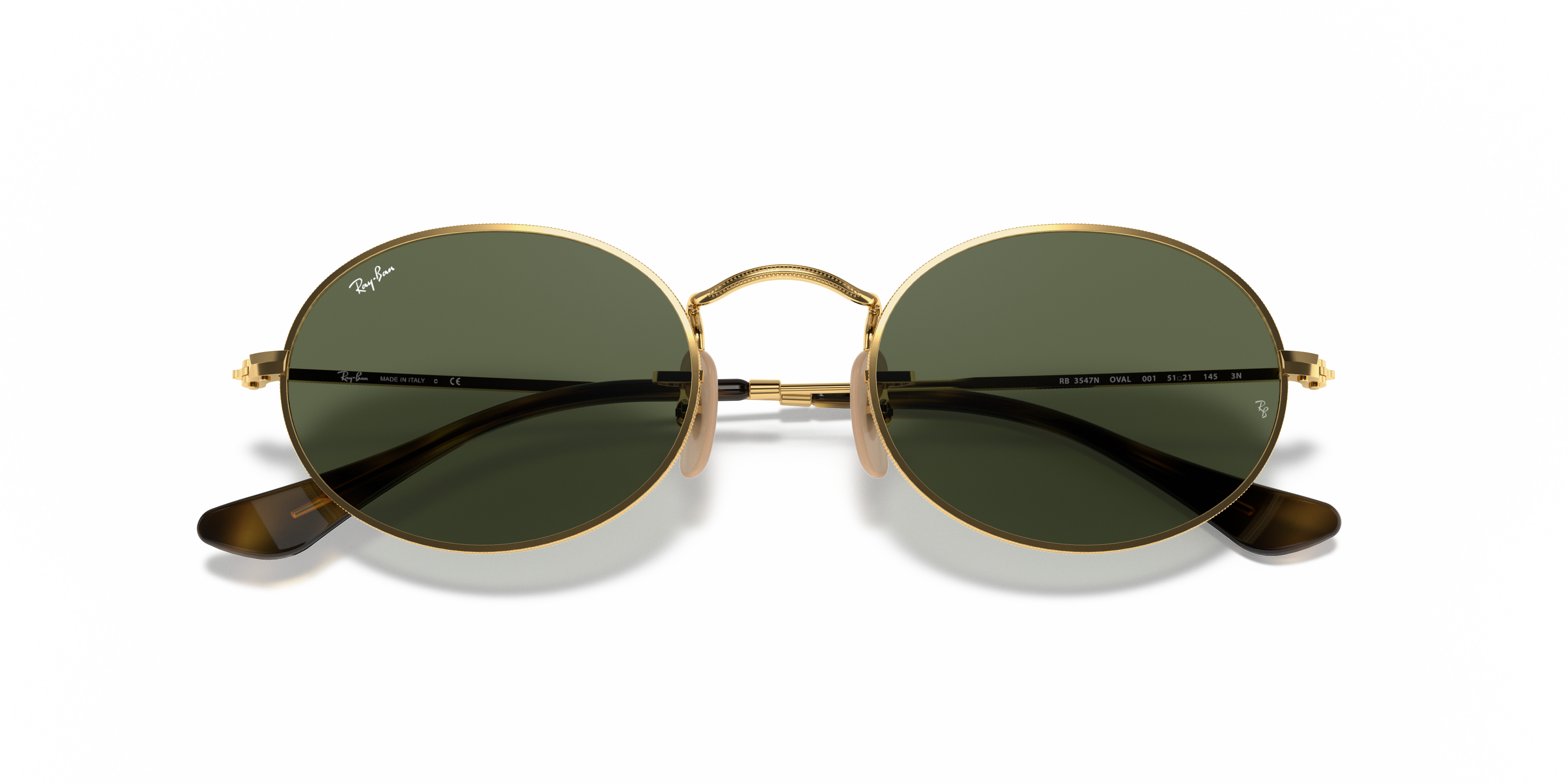 gold oval ray bans