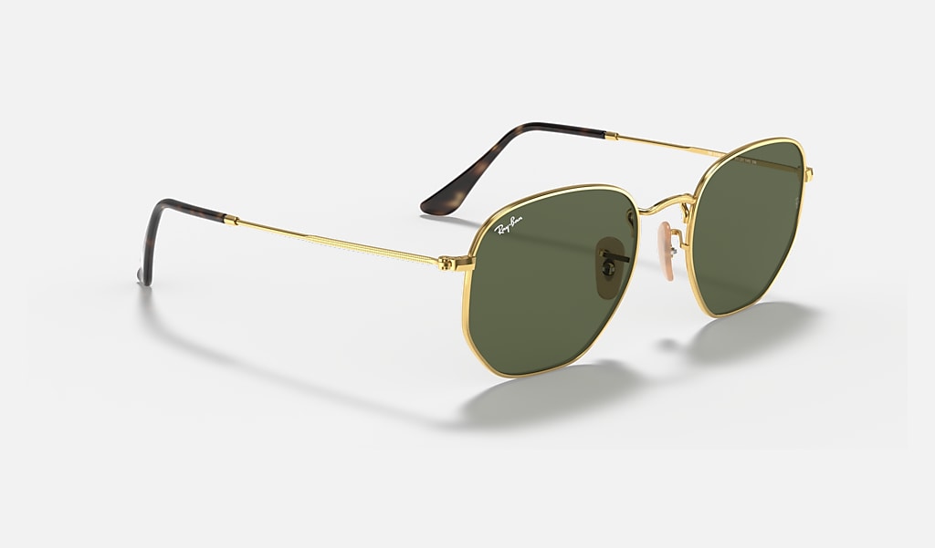Hexagonal Flat Sunglasses in and Green - RB3548N | Ray-Ban® US