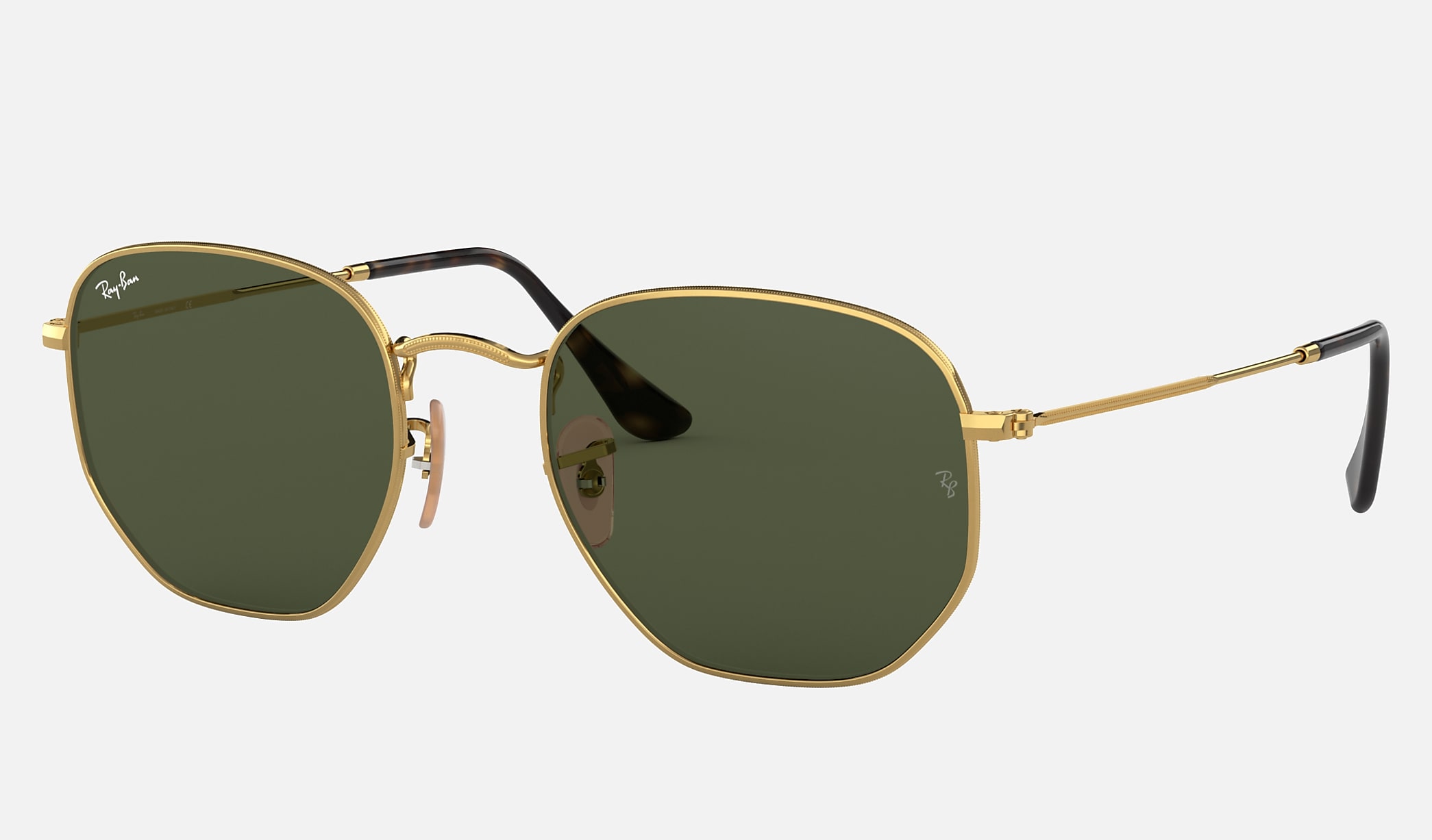 Ray Ban Rb3548n 001 51 21 ヘキサゴン フラットレンズ Hexagonal Flat Lenses サングラス Ray Ban レイバン公式オンラインストア 日本