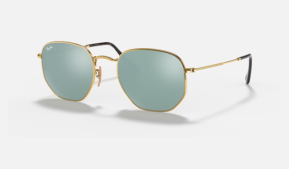 Hexagonal Flat Lenses Sunglasses in and Silver | Ray-Ban®