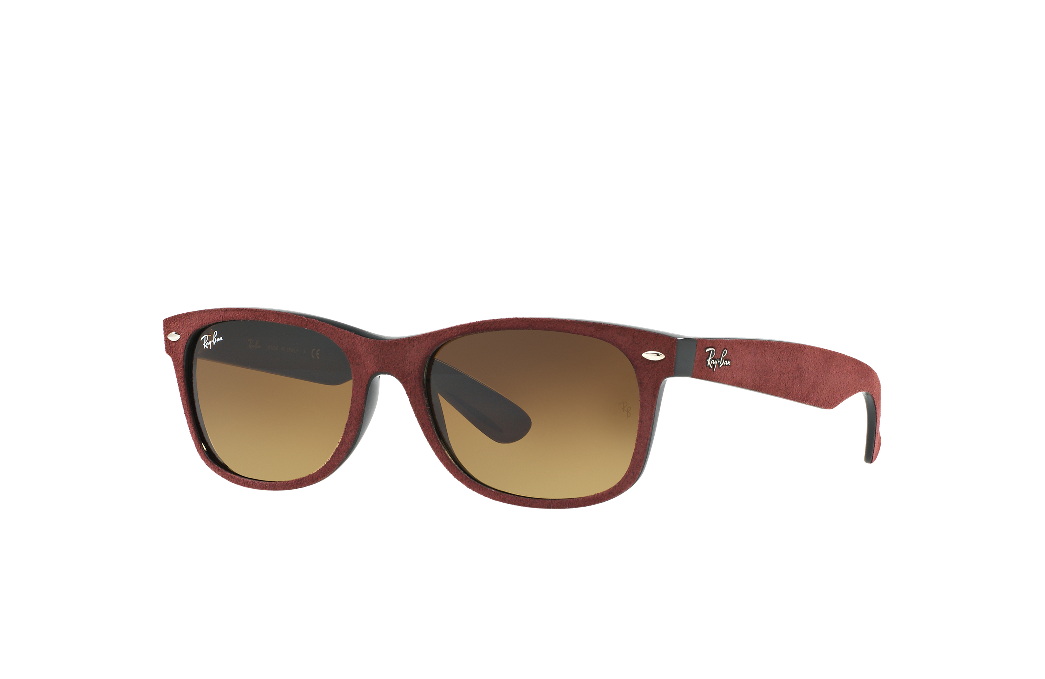 ray ban suede sunglasses