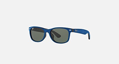 NEW WAYFARER WITH ALCANTARA® Sunglasses in Blue and G-15 Green