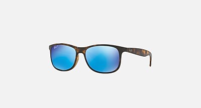 ANDY Sunglasses in Havana and Silver - RB4202F | Ray-Ban®
