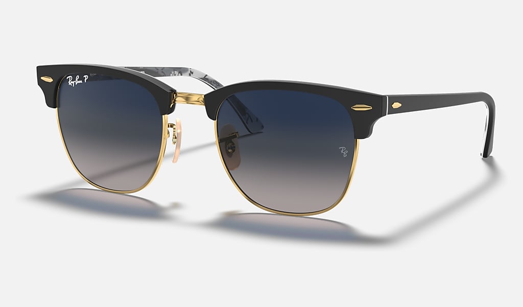Ieder Ellendig alleen Clubmaster @collection Sunglasses in Black and Blue/Grey | Ray-Ban®