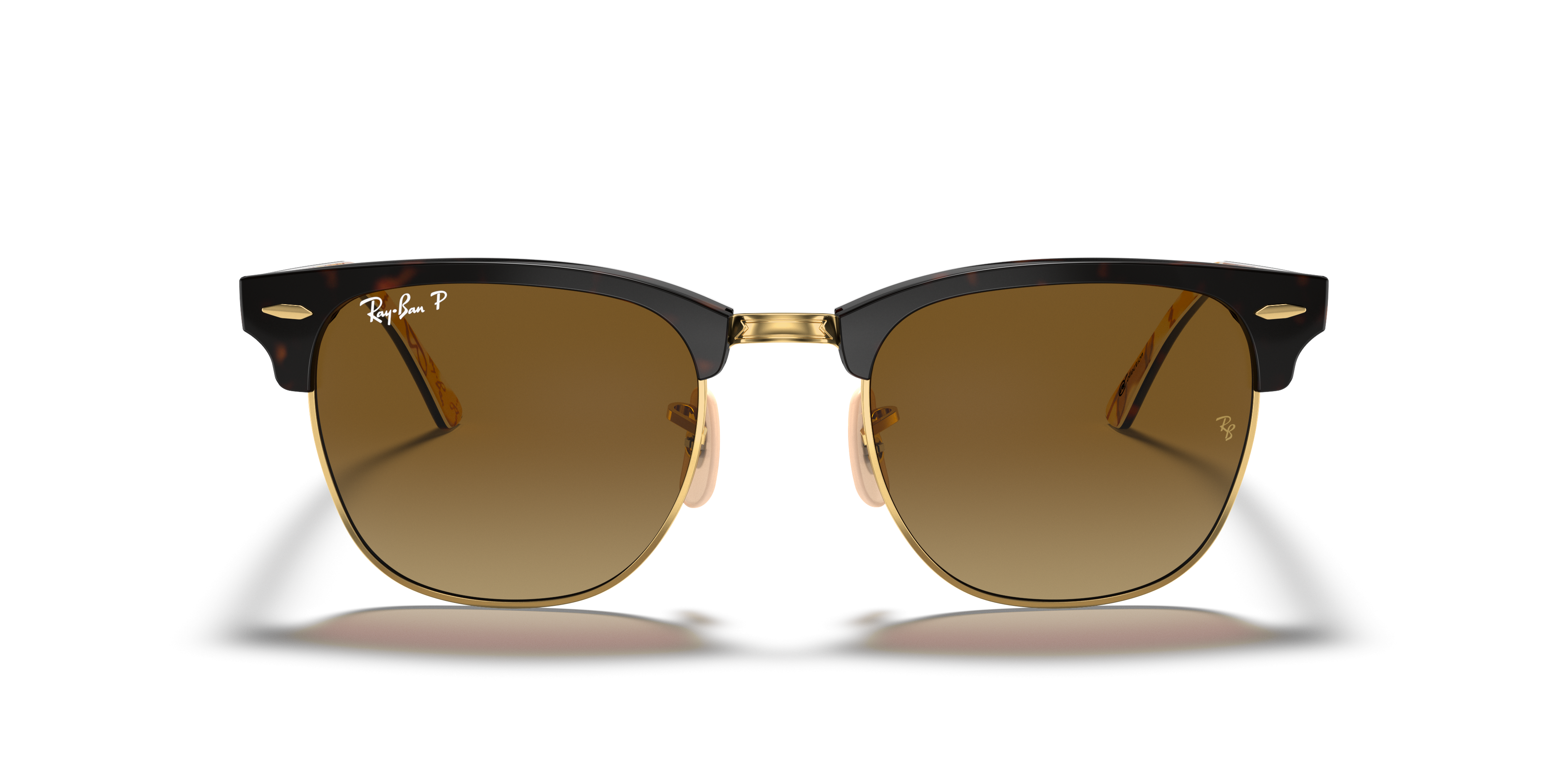 clubmaster brown lens