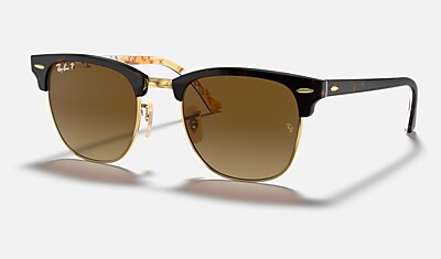 Ray-Ban◇CLUBMASTER/イタリア製/51□21/サングラス/ハーフリム