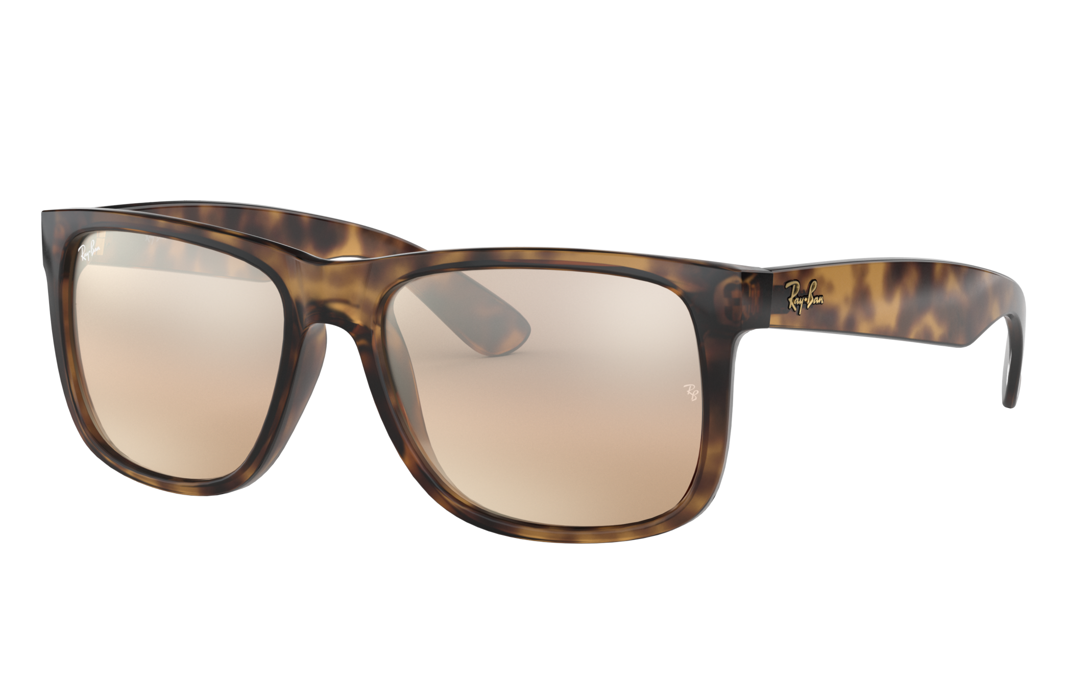 Havana Sunglasses in Brown/Silver and Justin @collection - RB4165 | Ray ...