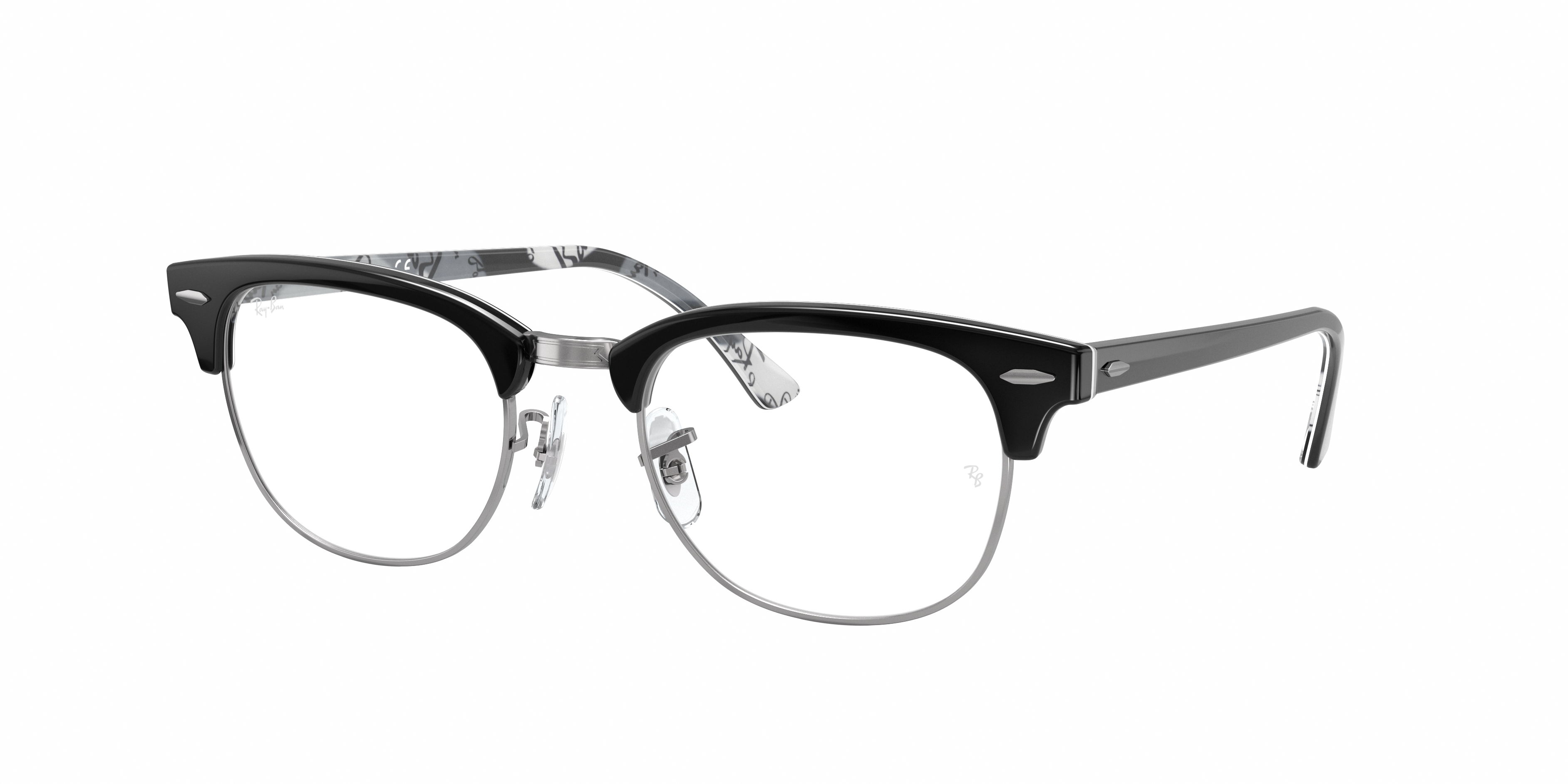 Ray Ban Prescription Glasses Clubmaster Optics Rb5154 Black Acetate 0rx Ray Ban Usa
