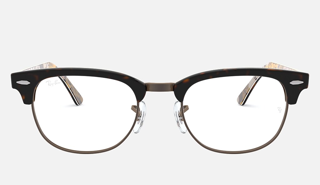 Clubmaster Optics Eyeglasses with Tortoise Frame | Ray-Ban®