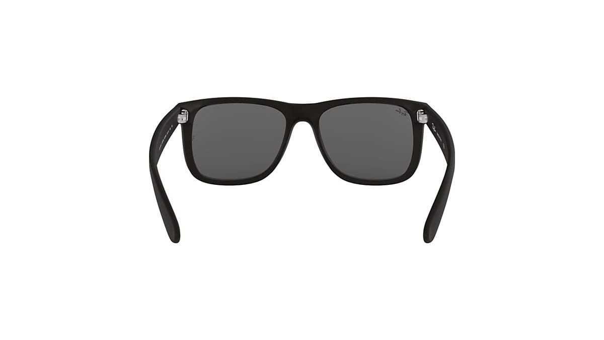 JUSTIN COLOR MIX Sunglasses in Rubber Black and Silver JUSTIN COLOR MIX Sunglasses in Rubber Black and Silver